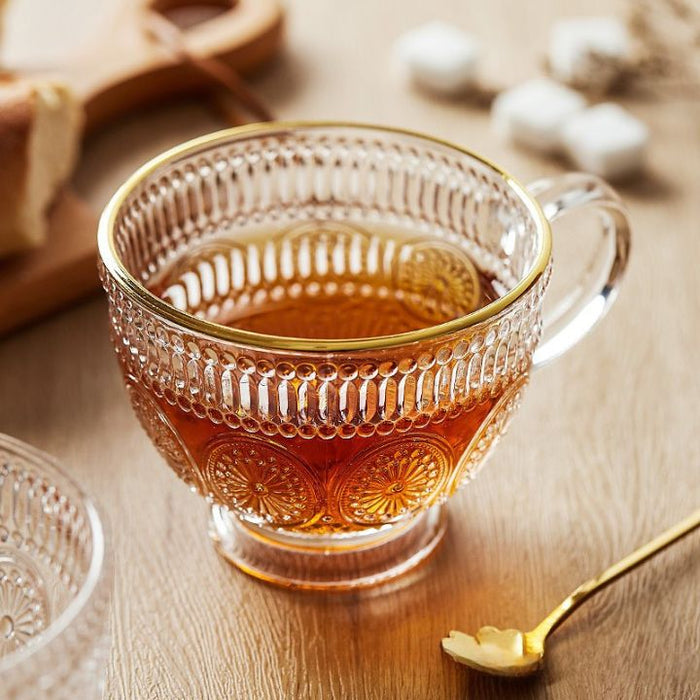 Crystal Luxe Designer Glass Cups