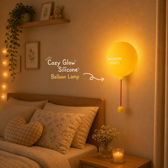 Cozy Glow Silicone Balloon Lamp