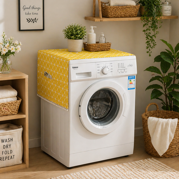 Stylish Washing Machine Cover with Pockets