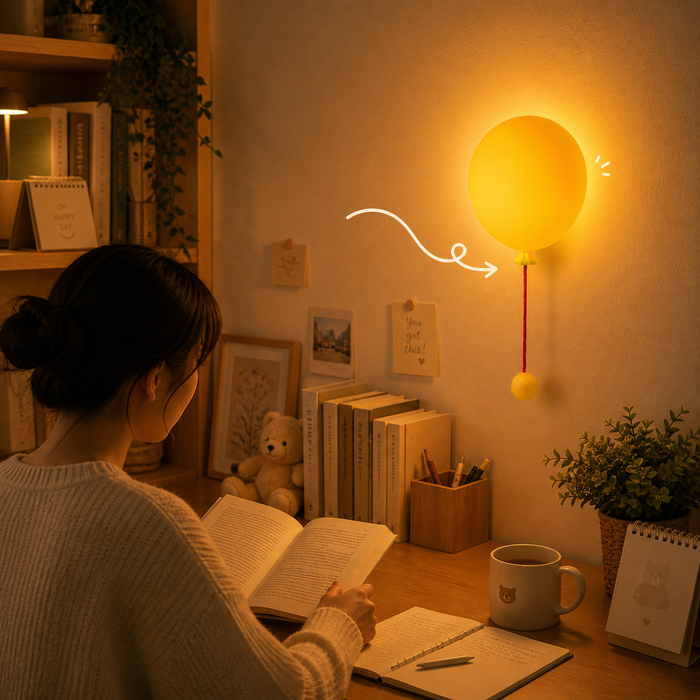 Cozy Glow Silicone Balloon Lamp