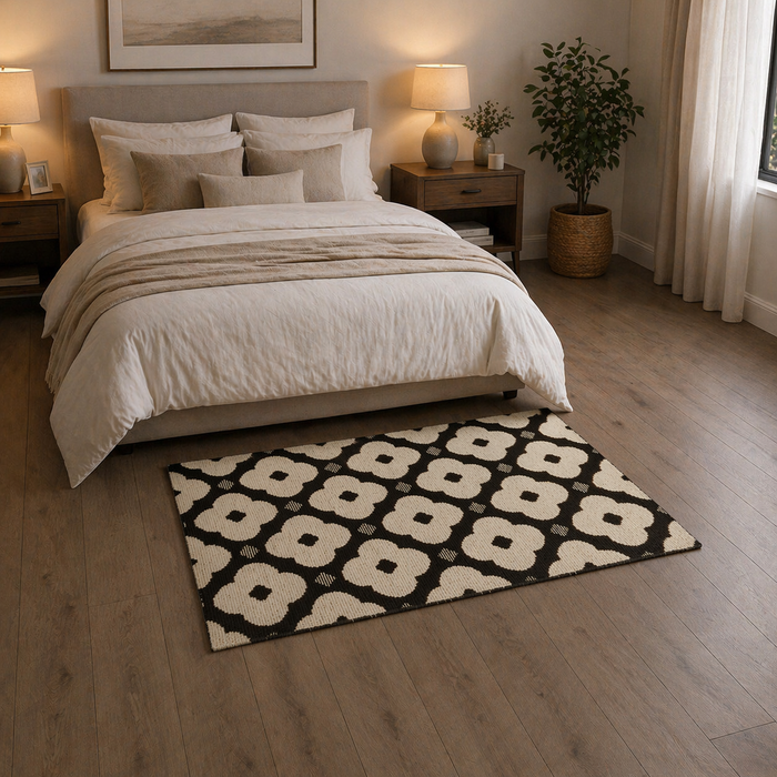 VelvetStep Floral Comfort Floor Mat
