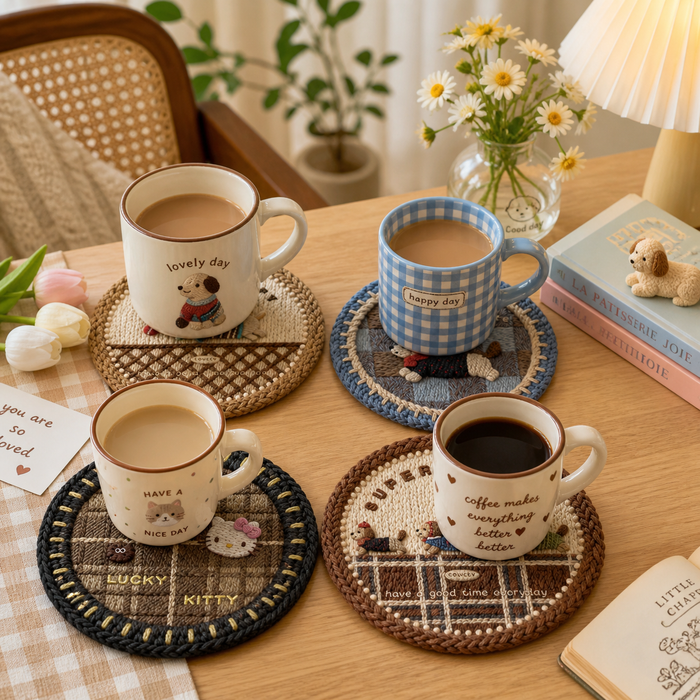 Cute Heat & Spill Guard Coasters