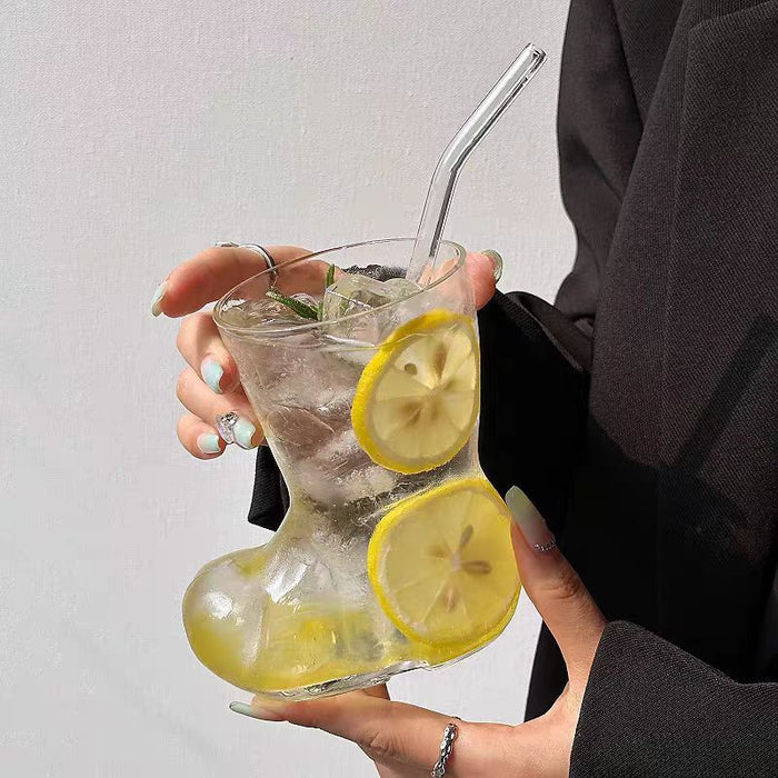 Elegant Shoe Style Drinking Glasses