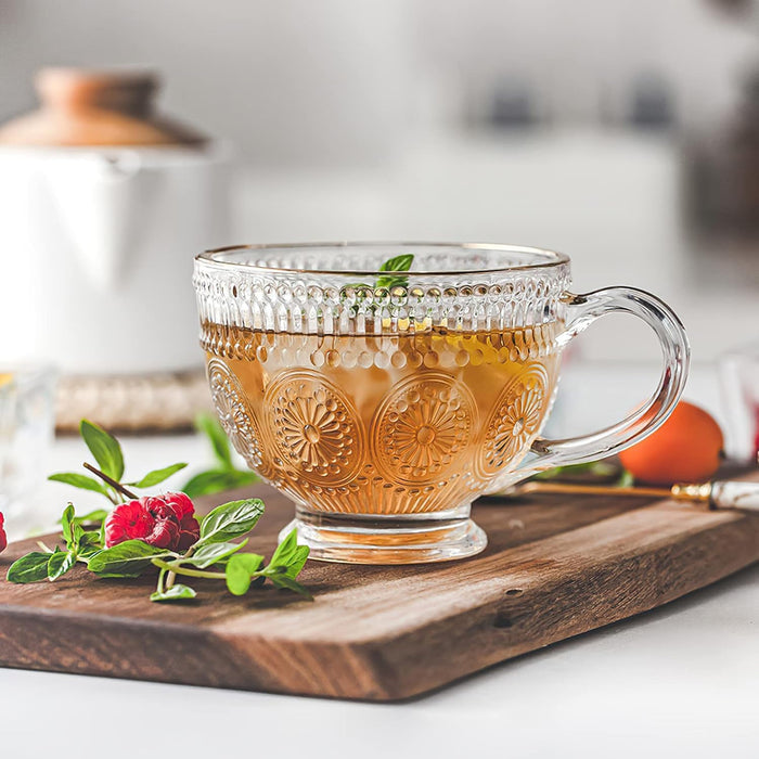 Crystal Luxe Designer Glass Cups