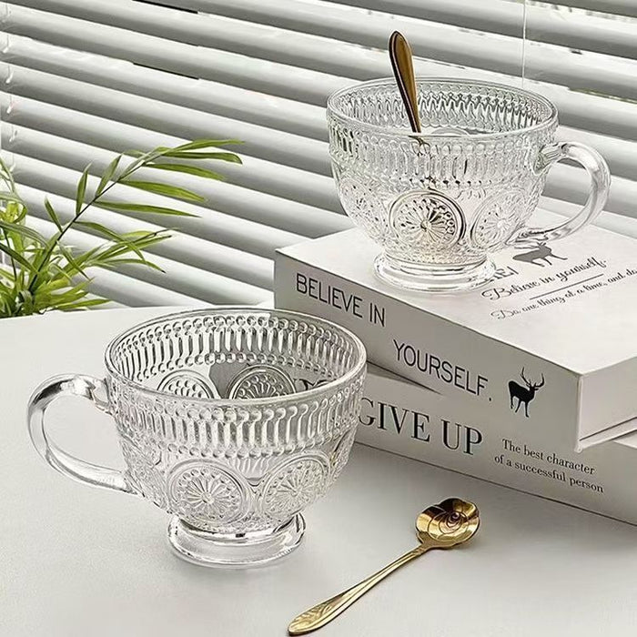 Crystal Luxe Designer Glass Cups