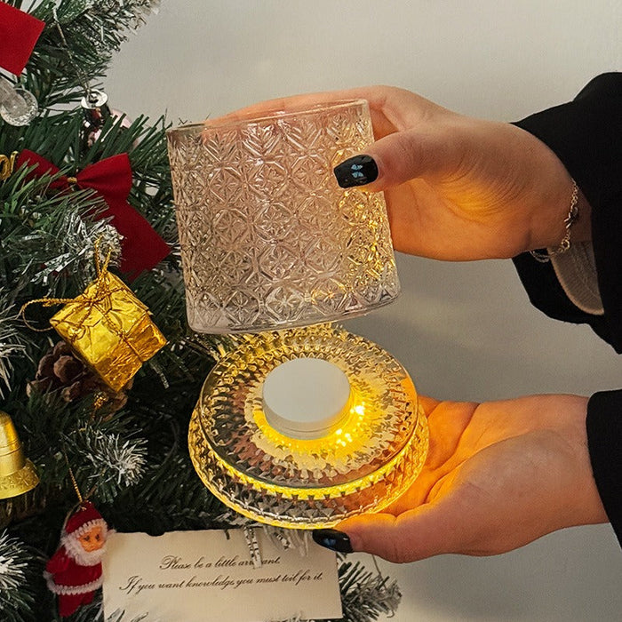 Premium Rotating Base Whiskey Glass