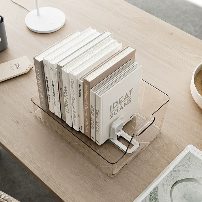 Auto-Sliding Desk Book Holder